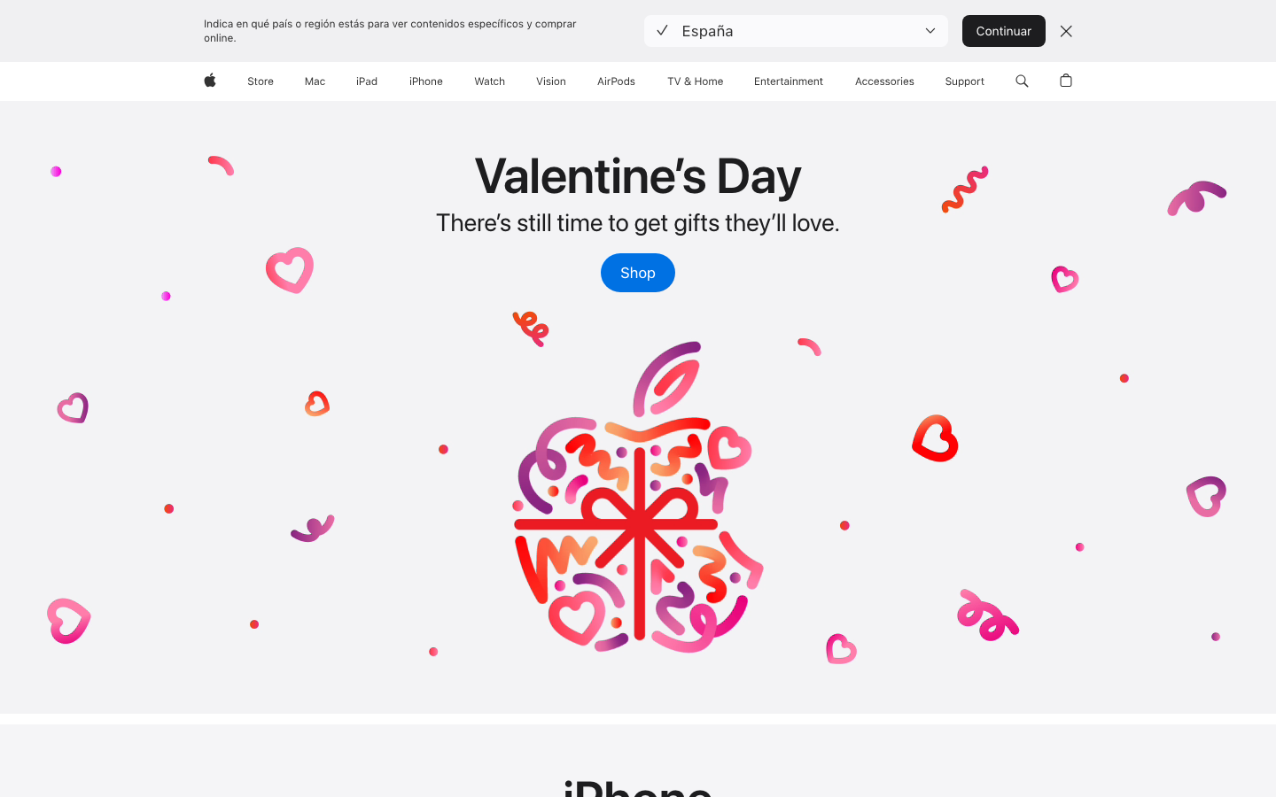 apple.com — website homepage